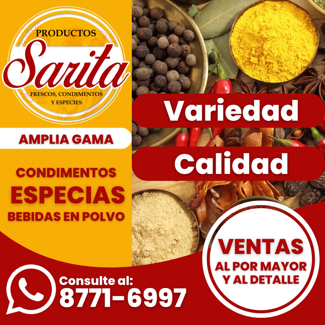 Condimentos Sarita..